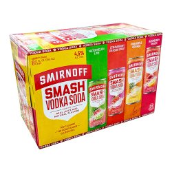 Smirnoff Smash Vodka Soda • Variety Pack 8pk-12oz