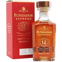 Fundador Brandy De Jerez Supremo Pedro Ximenez Sherry Casks Solera Gran Res 12 Yr 80